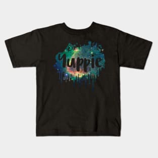 Yuppie Funny 80's Design Kids T-Shirt